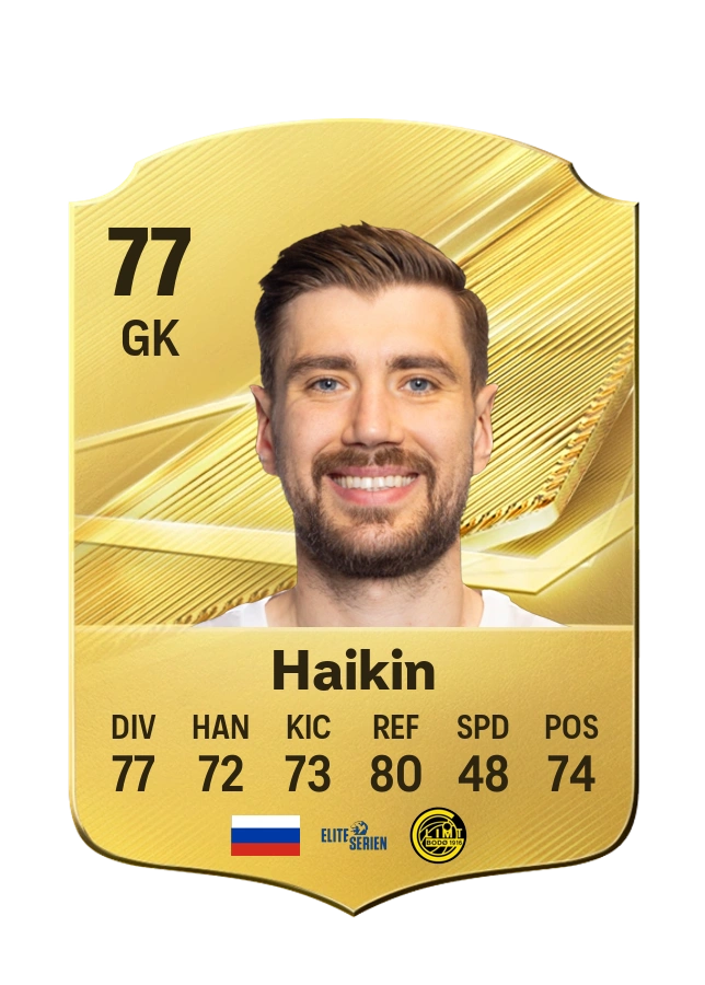 Nikita Haikin, Common-kaart, rating 77