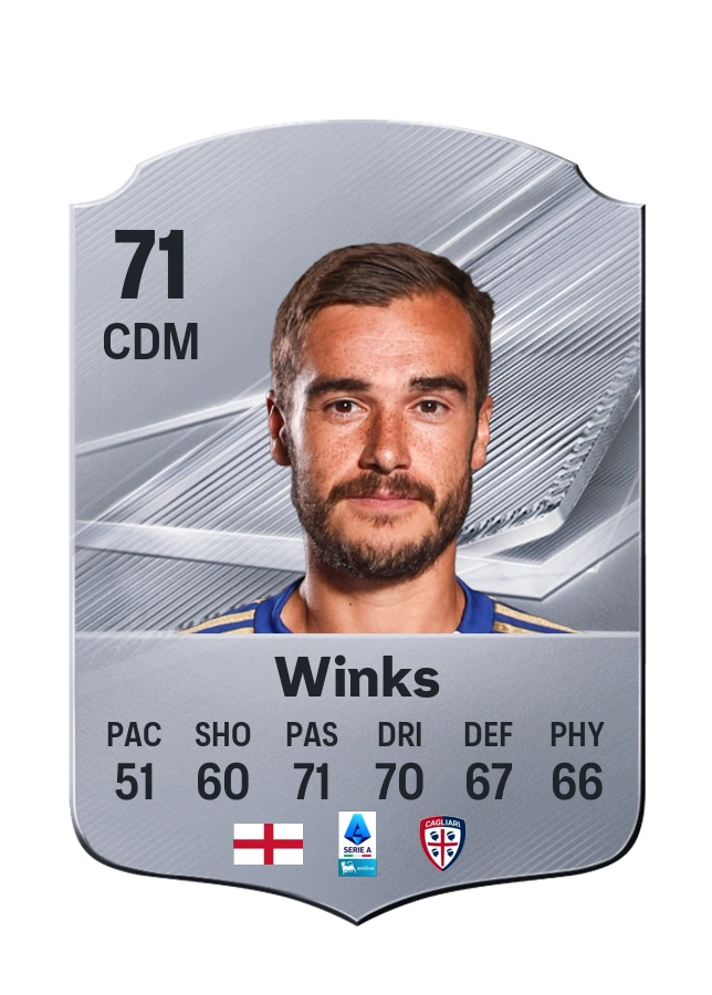 Harry Winks, Common card, rated 71