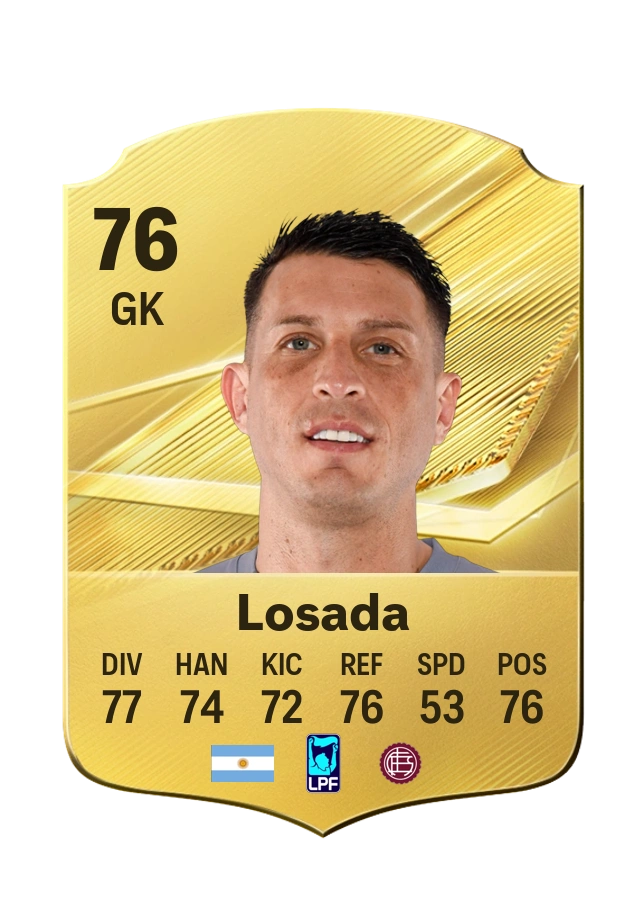 Nahuel Losada, Common-kaart, rating 76
