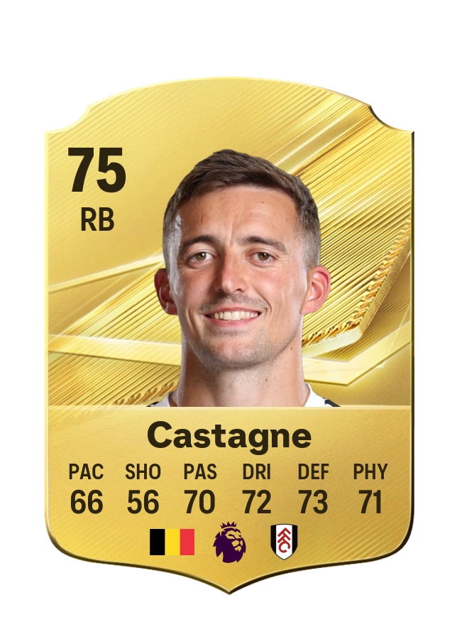 Carta Common di Timothy Castagne, valutazione 75