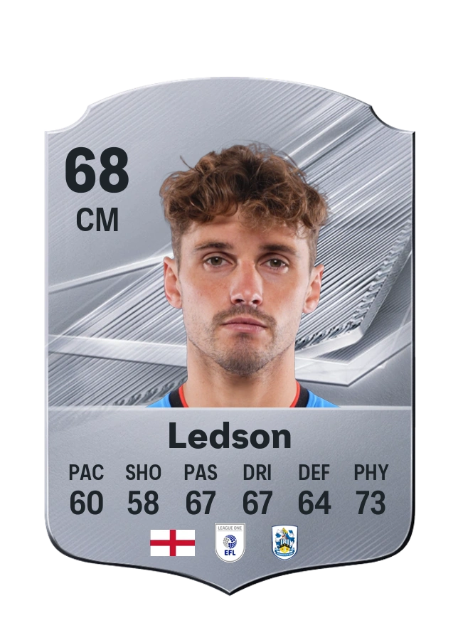 Ryan Ledson, Common card, rated 68