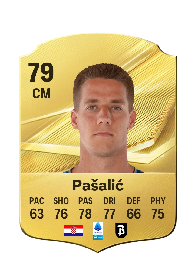 Carta Common de Mario Pašalić, valoración 79
