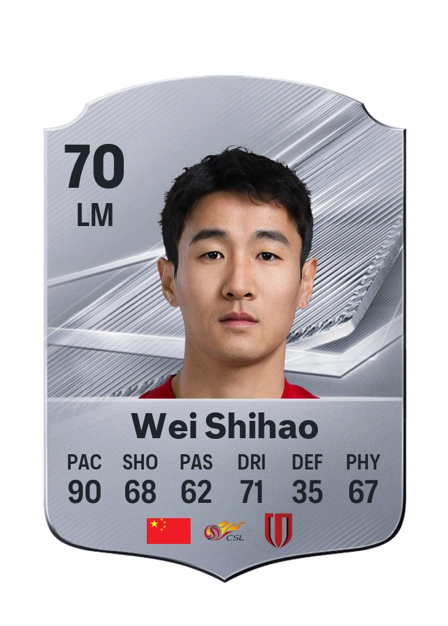 Wei Shihao, karta Common, ocena 70
