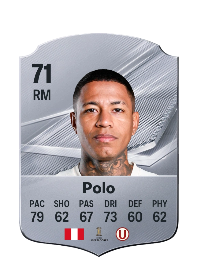 Carte Common de Andy Polo, note 71