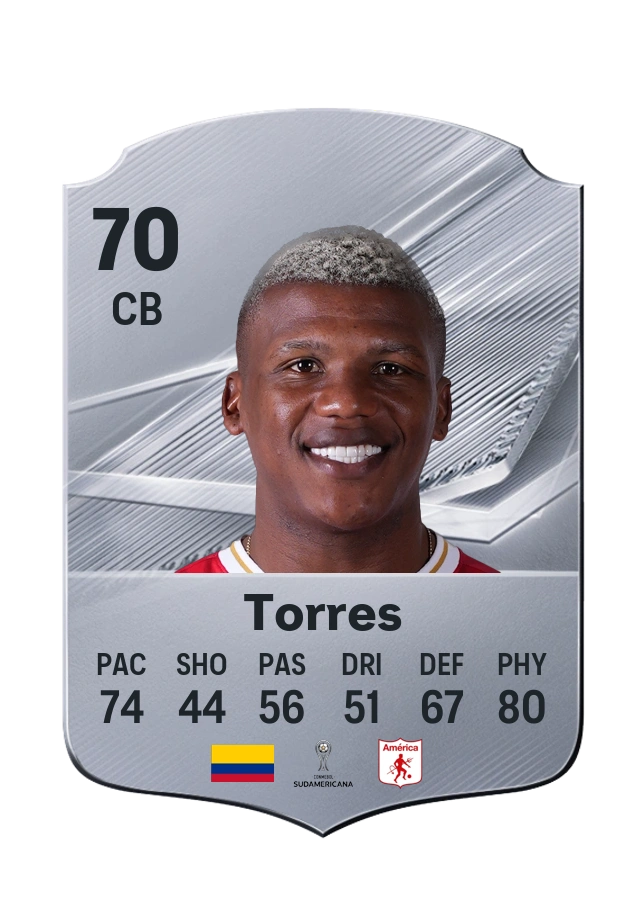 Marlon Torres, Common card, rated 70