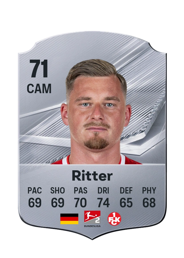 Marlon Ritter, Common card, rated 71