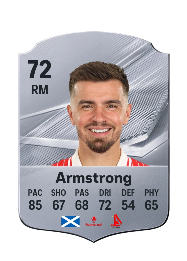 Daniel Armstrong, Common card, rated 72