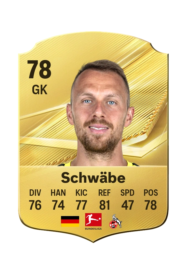 Marvin Schwäbe, Common card, rated 78