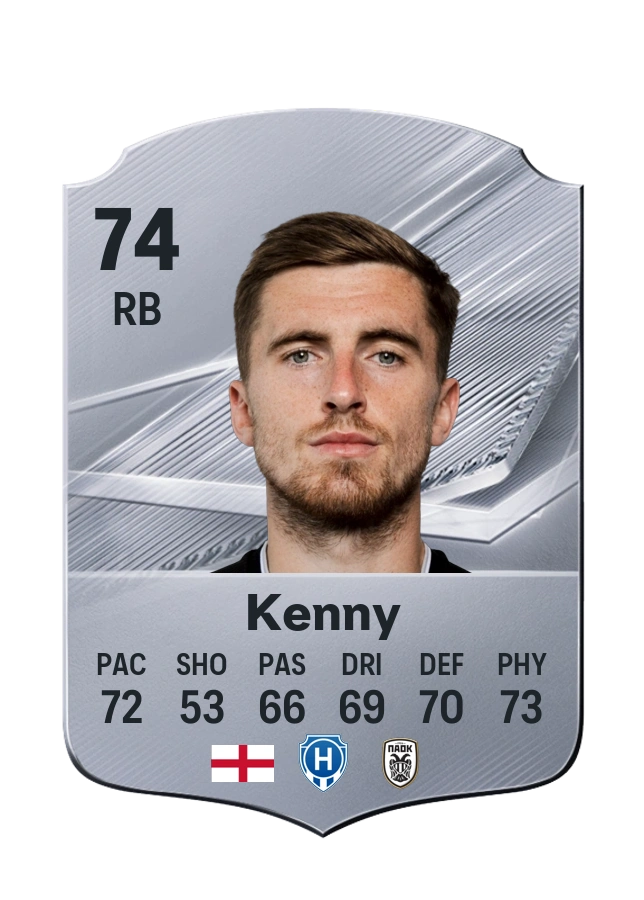 Carta Common di Jonjoe Kenny, valutazione 74