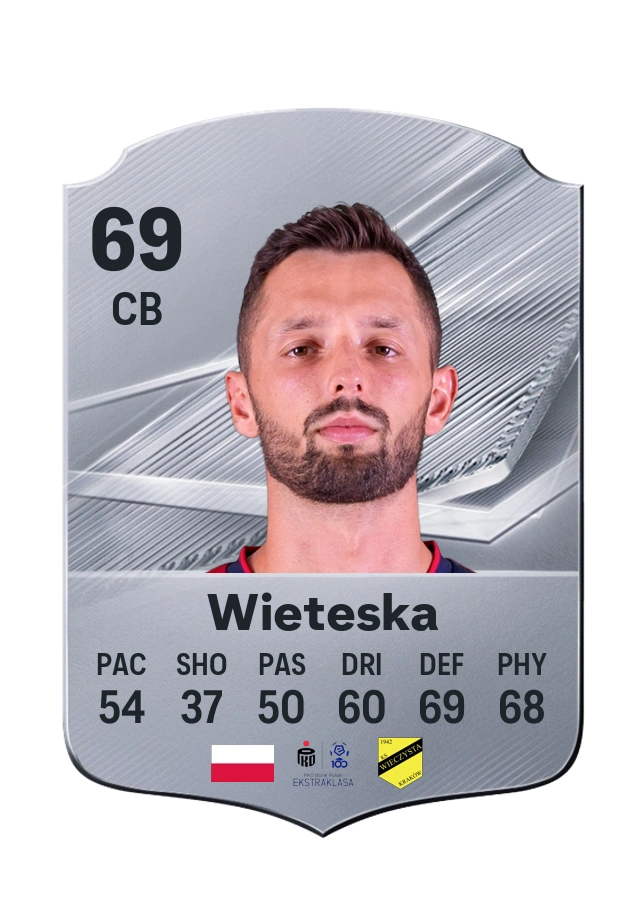 Mateusz Wieteska، بطاقة Common، بتقييم 69