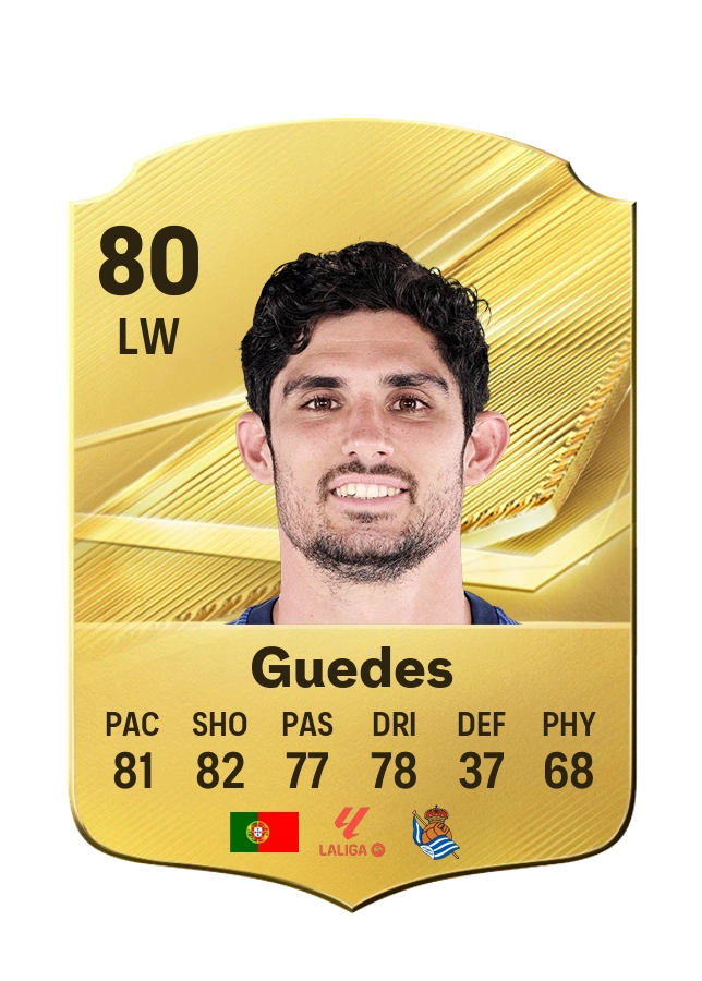Guedes، بطاقة Common، بتقييم 80
