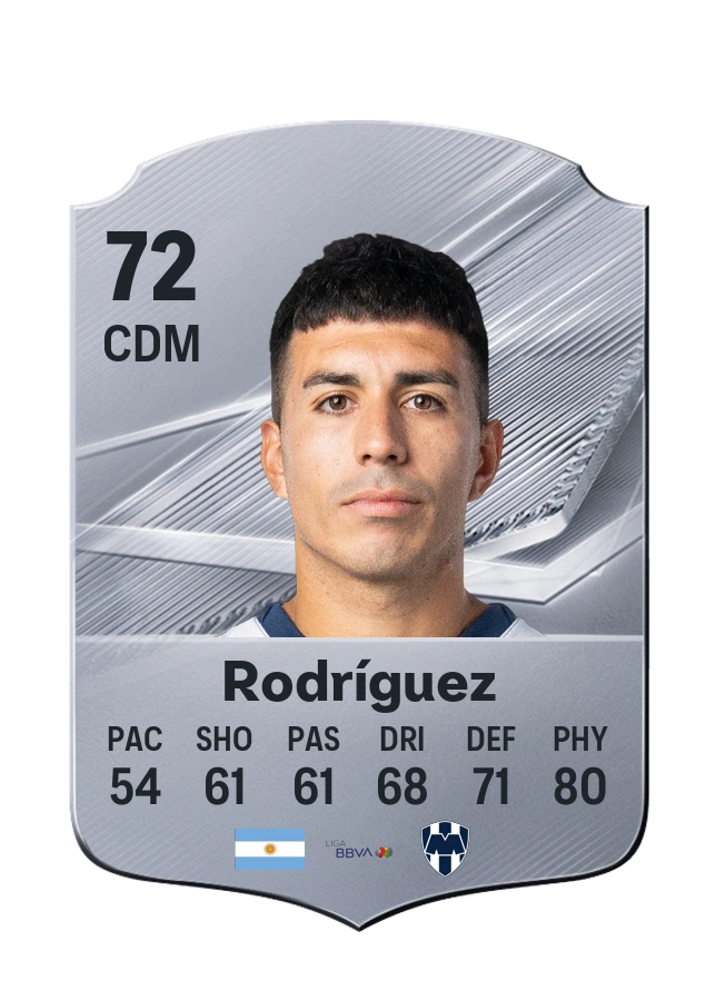 Jorge Rodríguez, karta Common, ocena 72