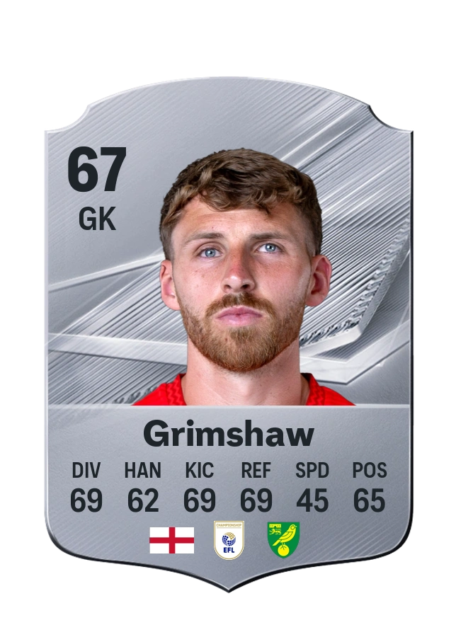 Carta Common di Daniel Grimshaw, valutazione 67