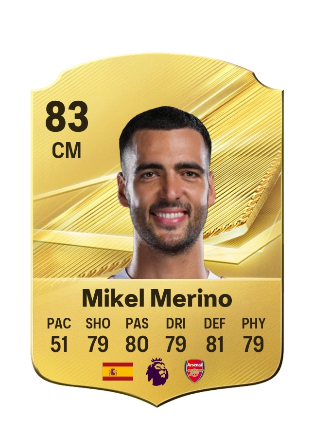 Mikel Merino, Common kartı, reyting 83