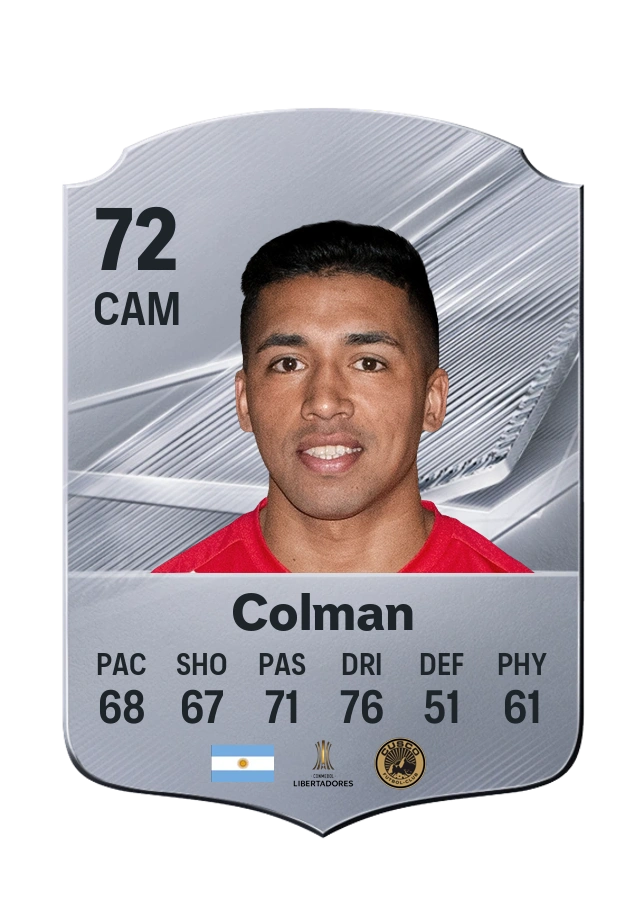 Iván Colman, karta Common, ocena 72