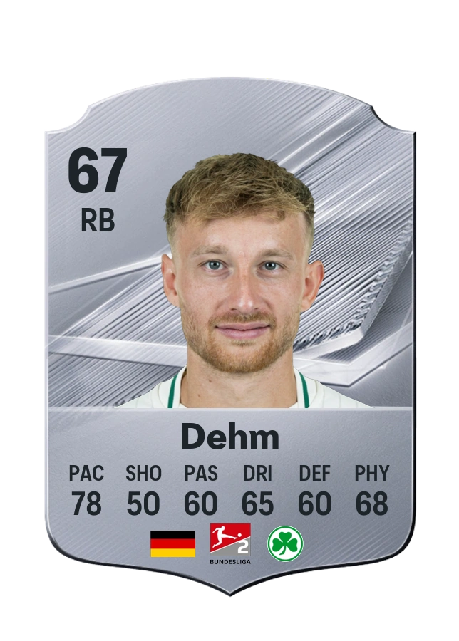 Jannik Dehm, karta Common, ocena 67