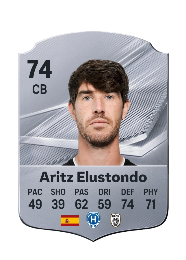 Carta Common di Aritz Elustondo, valutazione 74