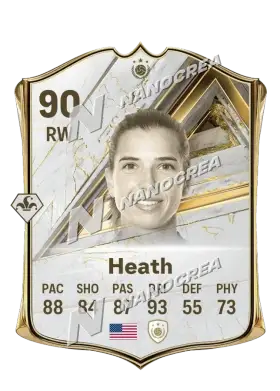 Tobin Heath، بطاقة Base Icon، بتقييم 90