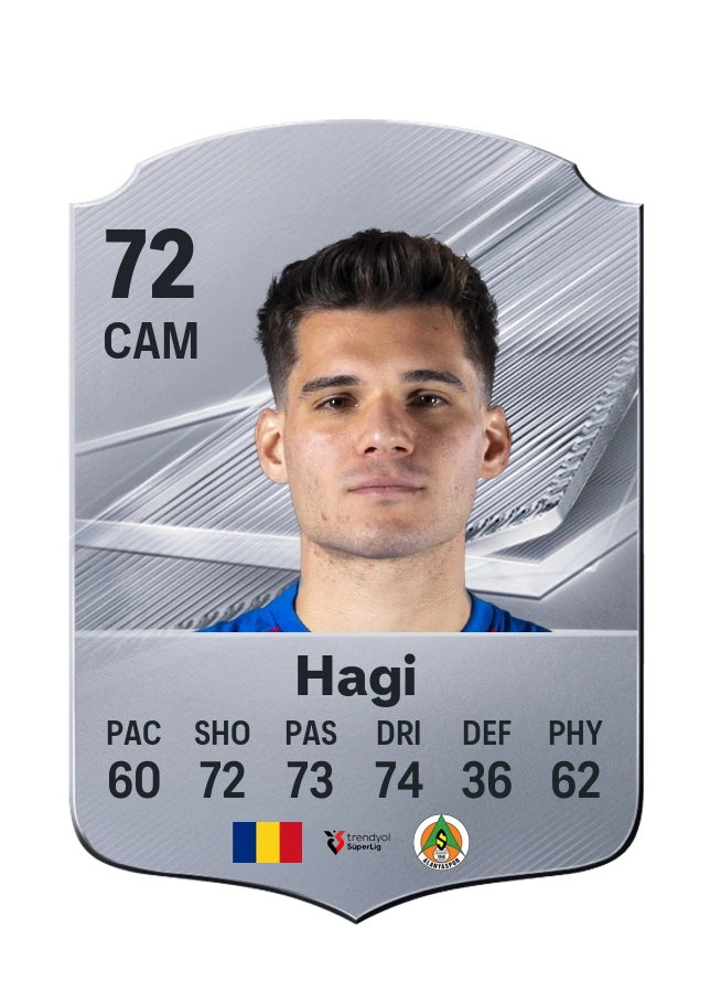 Ianis Hagi, Common card, rated 72