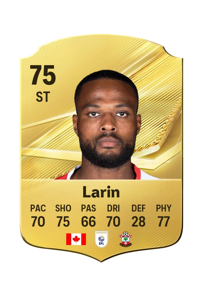 Carta Common de Cyle Larin, valoración 75