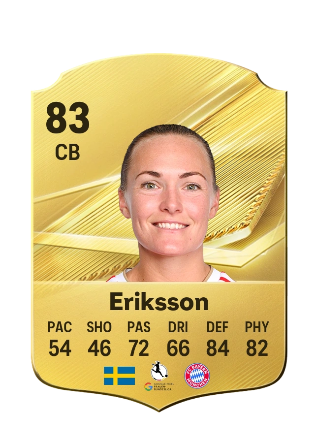 Magdalena Eriksson, Common card, rated 83