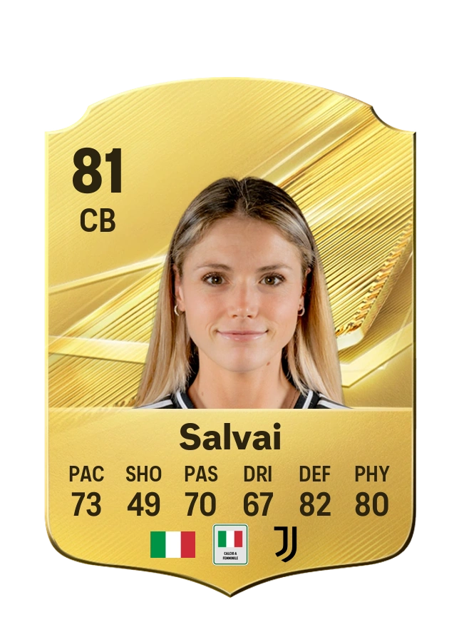 Cecilia Salvai, Common card, rated 81