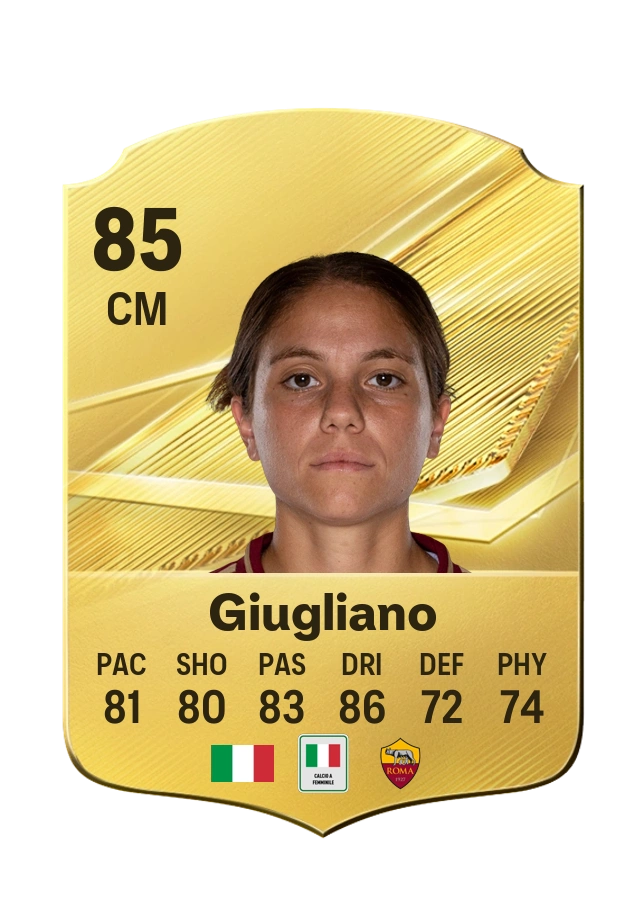 Manuela Giugliano, Common kartı, reyting 85