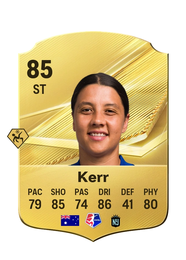 Sam Kerr, karta Common, ocena 85