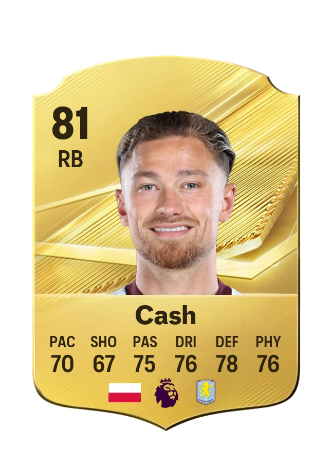 Matty Cash, Common card, rated 81