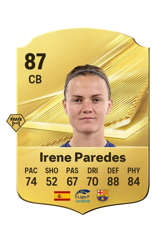 Irene Paredes, Common kartı, reyting 87