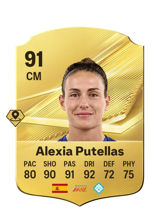 Carta Common di Alexia Putellas, valutazione 91