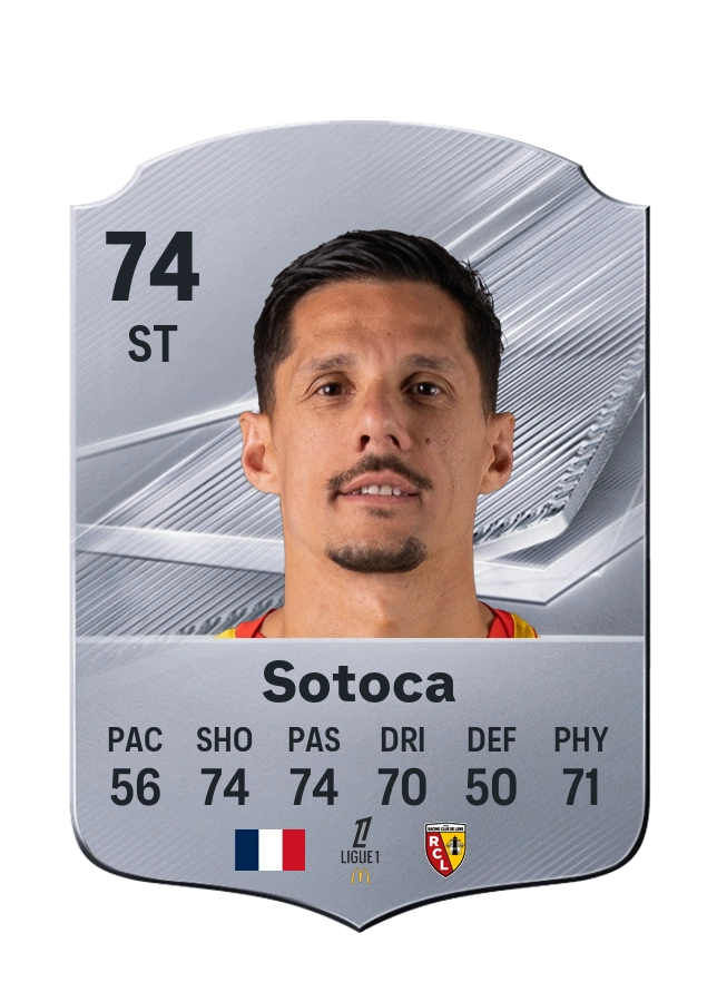 Florian Sotoca, Common card, rated 74