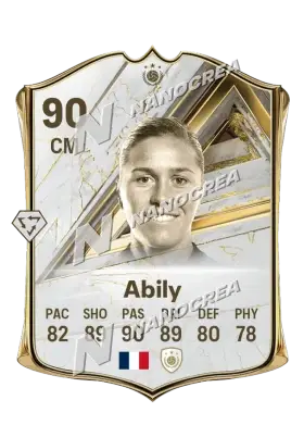 Camille Abily, Base Icon card, rated 90