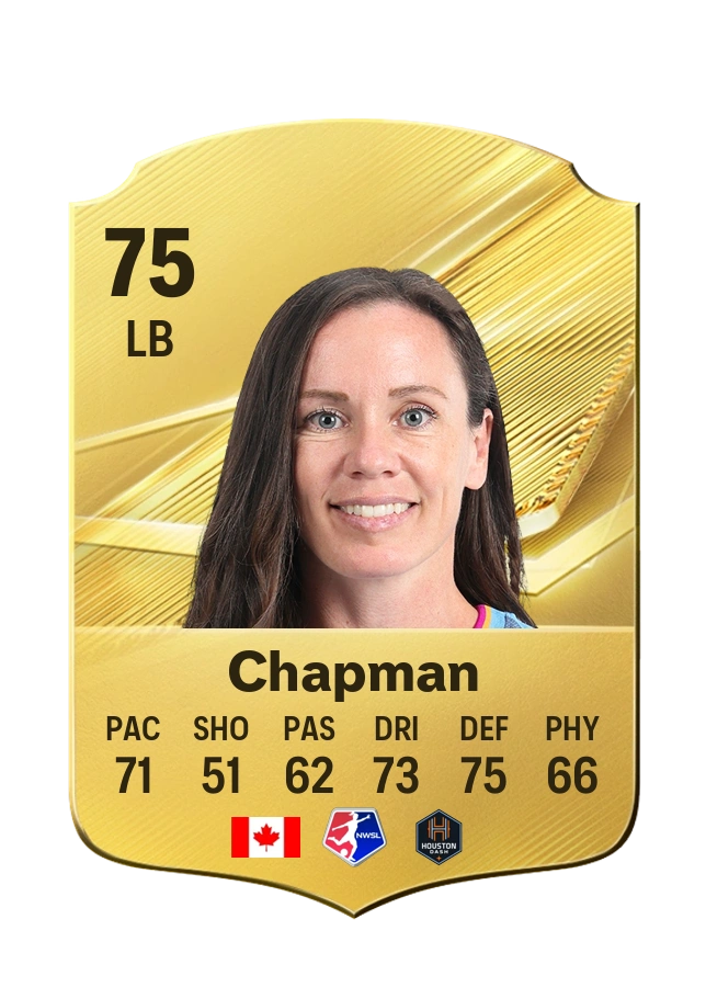 Allysha Chapman, Common card, rated 75