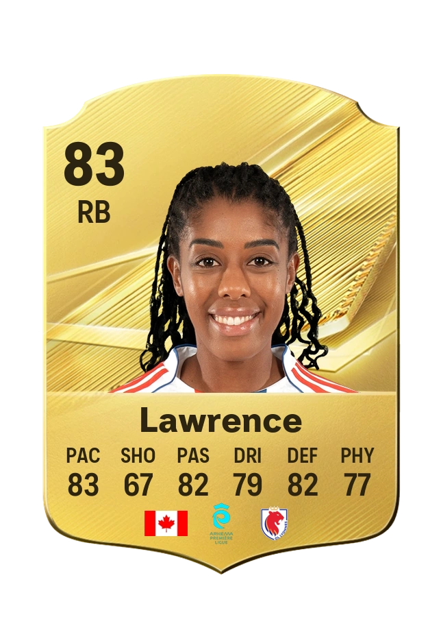 Ashley Lawrence, karta Common, ocena 83