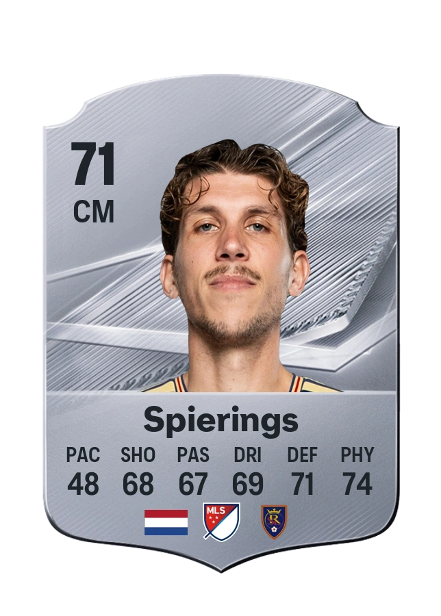 Stijn Spierings, Common card, rated 71
