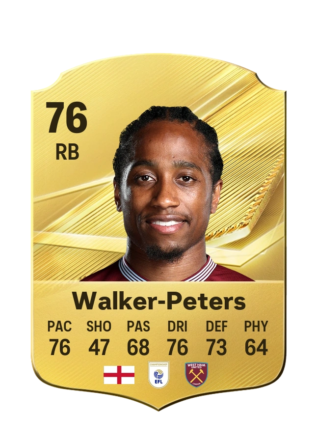 Kyle Walker-Peters, karta Common, ocena 76