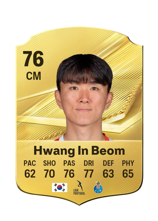 Common-Karte von Hwang In Beom, Wertung 76