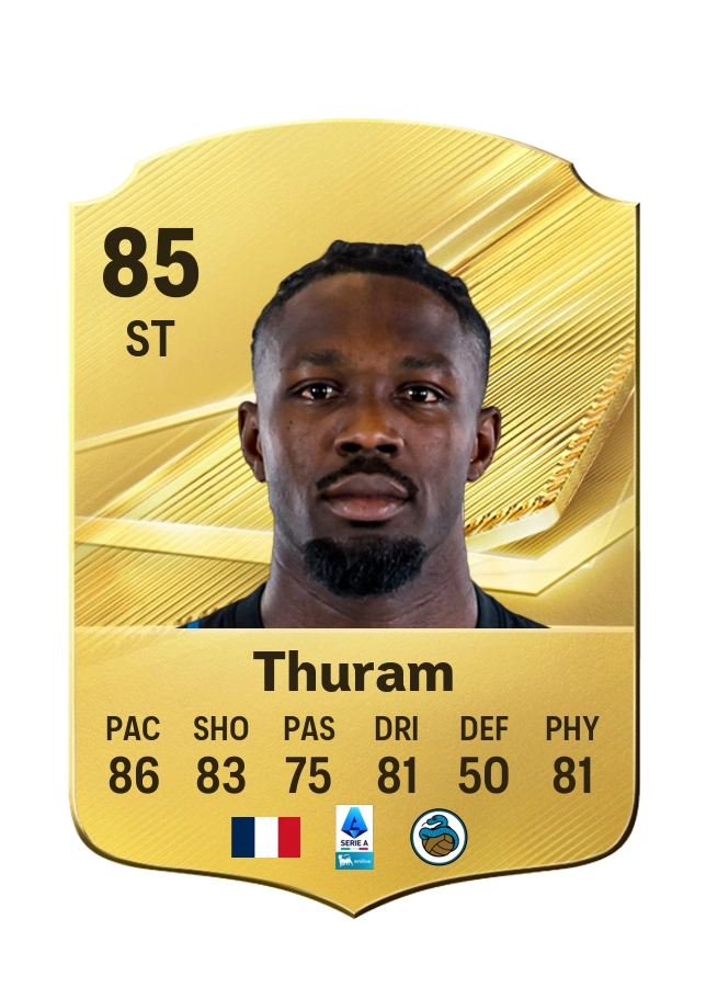 Marcus Thuram، بطاقة Common، بتقييم 85