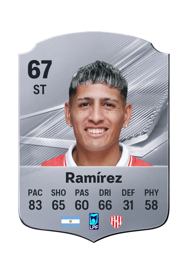 Carte Common de Eric Ramírez, note 67