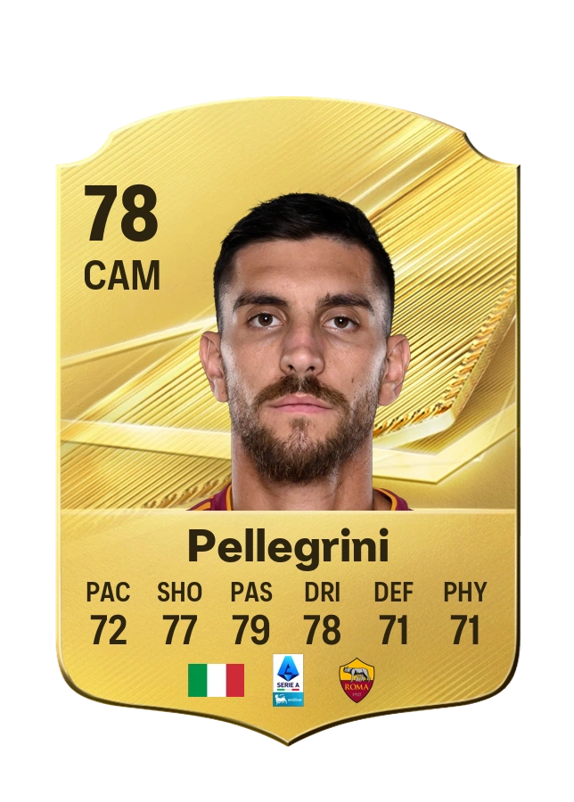 Lorenzo Pellegrini, Common-kaart, rating 78