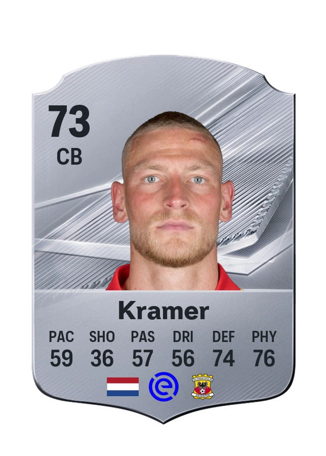 Joris Kramer، بطاقة Common، بتقييم 73