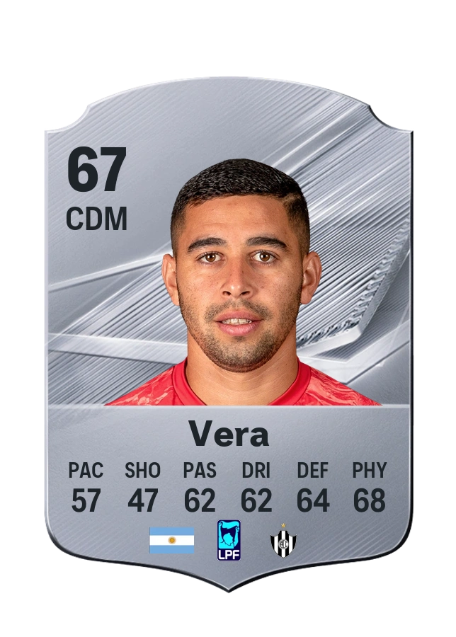 Matías Vera, Common kartı, reyting 67