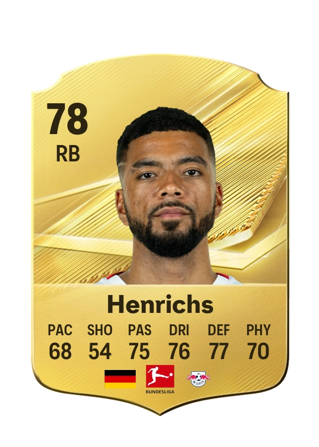 Benjamin Henrichs, Common card, rated 78
