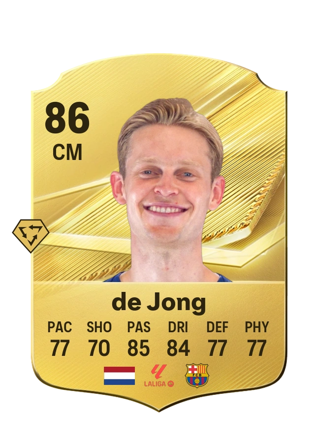 Frenkie de Jong, Common kartı, reyting 86