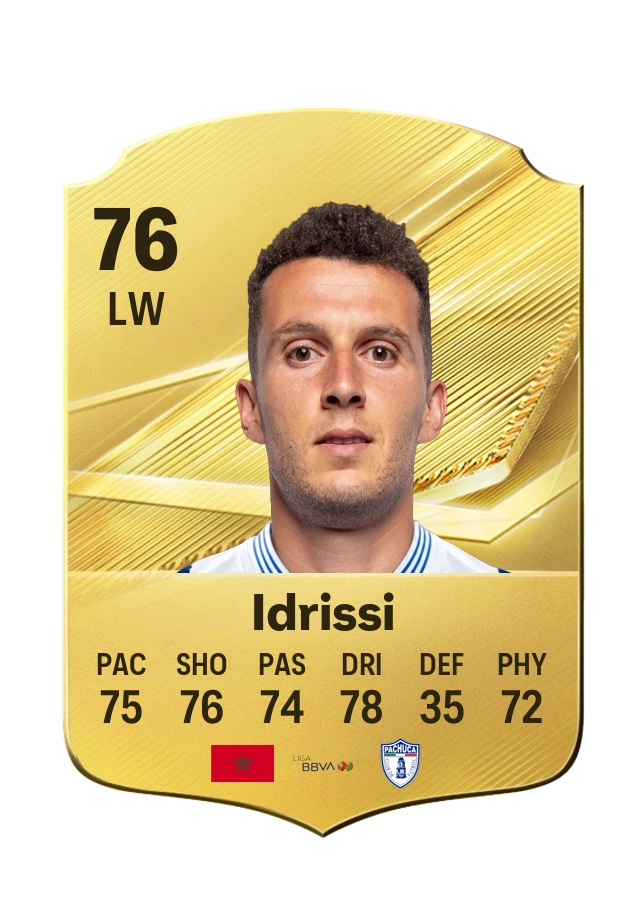 Oussama Idrissi, Common card, rated 76