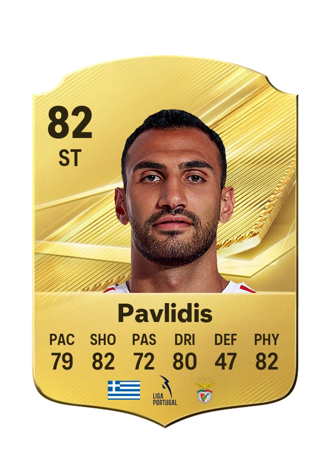 Vangelis Pavlidis, Common-kaart, rating 82