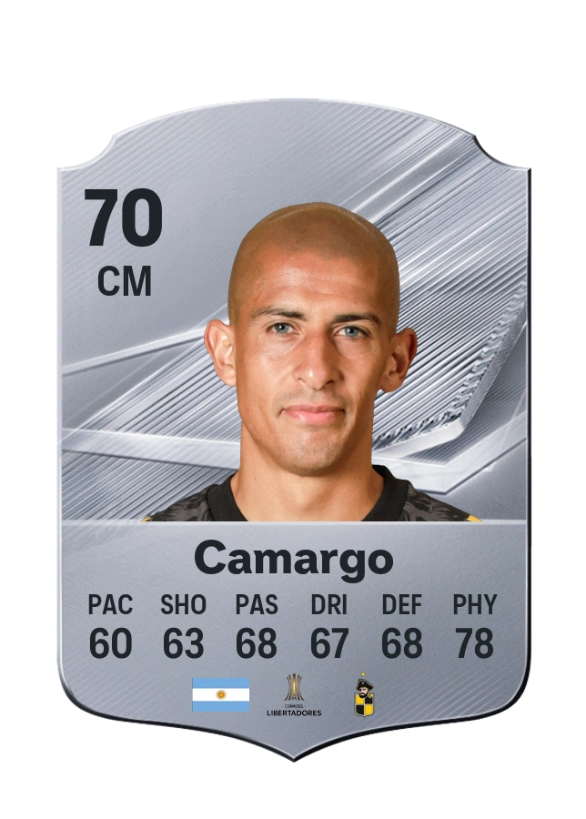 Carta Common de Alejandro Camargo, valoración 70