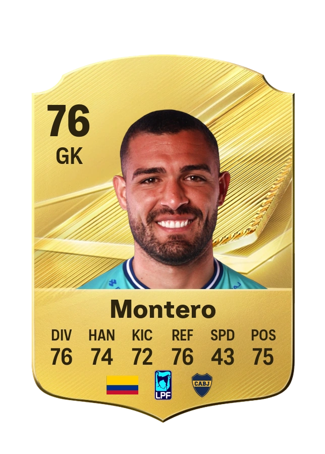 Álvaro Montero, Common kartı, reyting 76