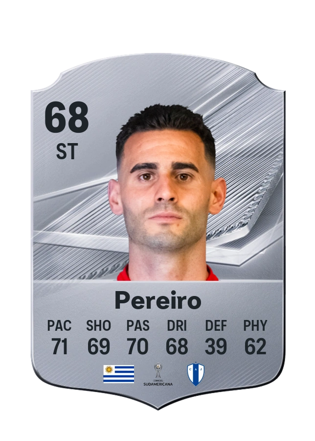 Gastón Pereiro, Common card, rated 68